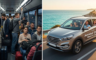 Antalya'da Araç Kiralamak mı, Transfer mi? Hangisi Daha Avantajlı?